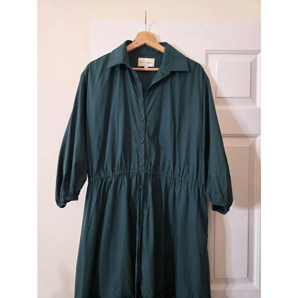 cara cara hutton dress - green gables XL $495 - Picture 4 of 13